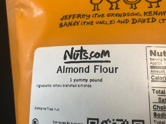 Almond Flour 454 grs Bag Unit